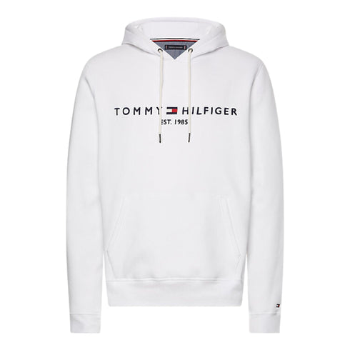 Felpa Uomo Hoody con cappuccio regolabile Bianco Tommy Hilfiger- Francavilla Moda